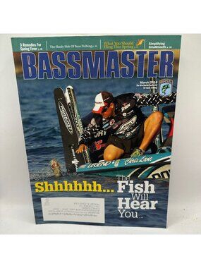 Bassmaster Magazine March 2016 Worldwide Authority On Bass Fishing Pre-Owned